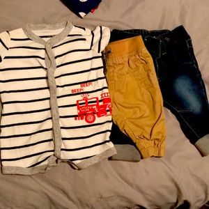 Newborn shorts outfit one piece, newborn khaki, and newborn jeans